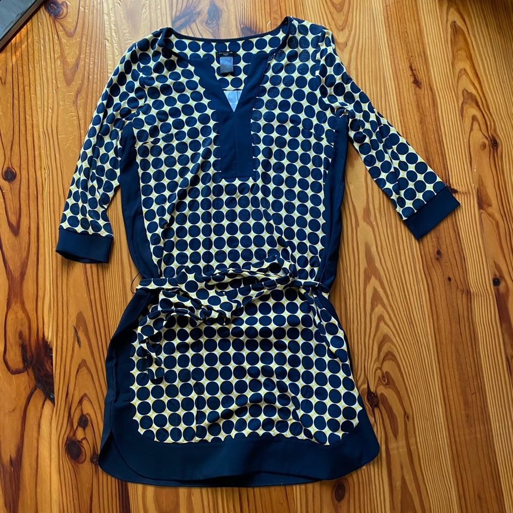 Ann Taylor tie waist dress